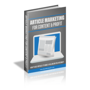 Article Marketing For Content & Profit